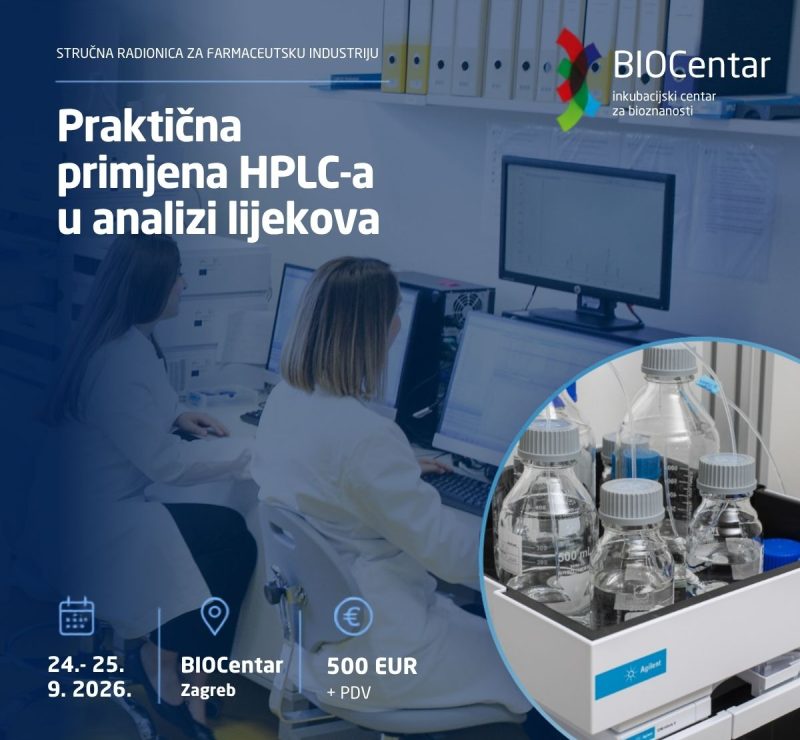 HPLC Radionica BIOCentar 24.–25.9.2026 800x740