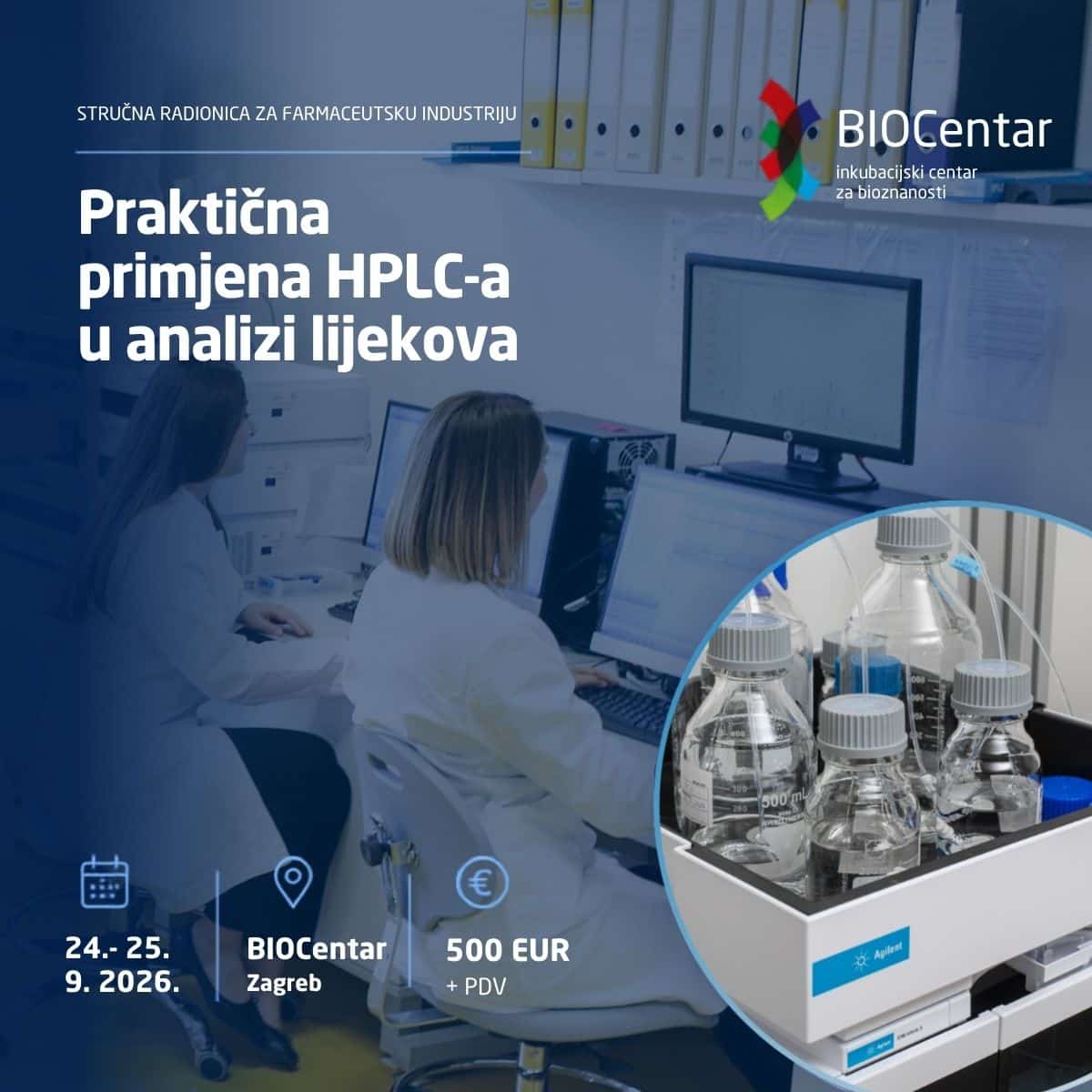HPLC Radionica BIOCentar 24.&ndash;25.9.2026